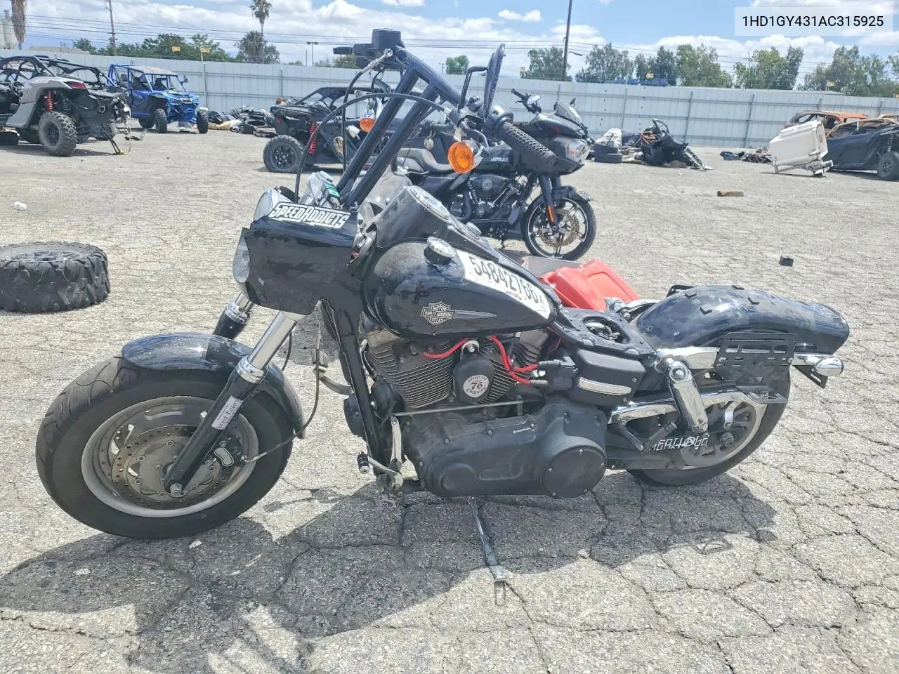 2010 Harley-Davidson Fxdf VIN: 1HD1GY431AC315925 Lot: 54842766