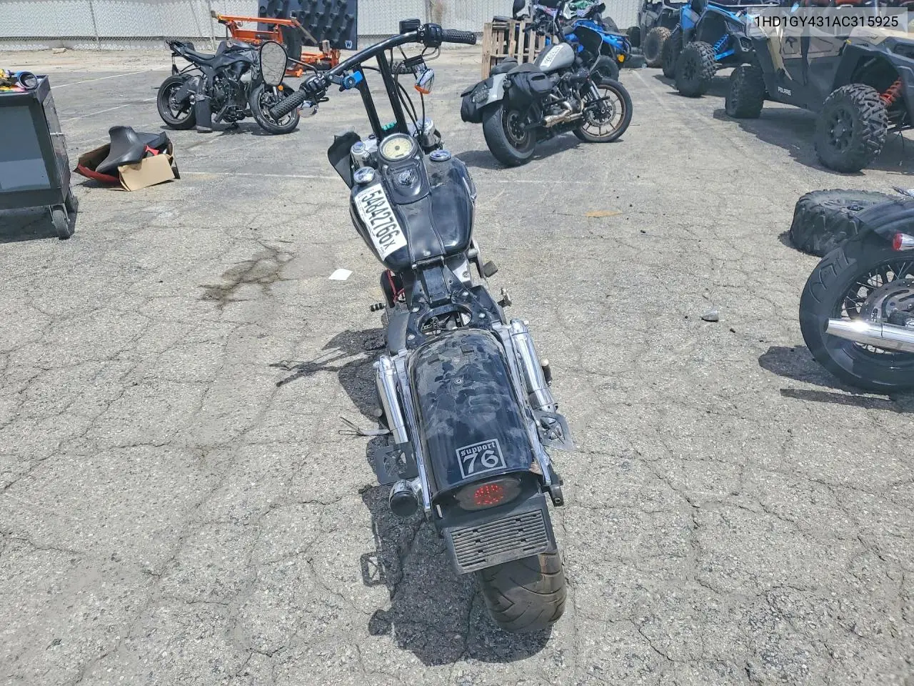 2010 Harley-Davidson Fxdf VIN: 1HD1GY431AC315925 Lot: 54842766