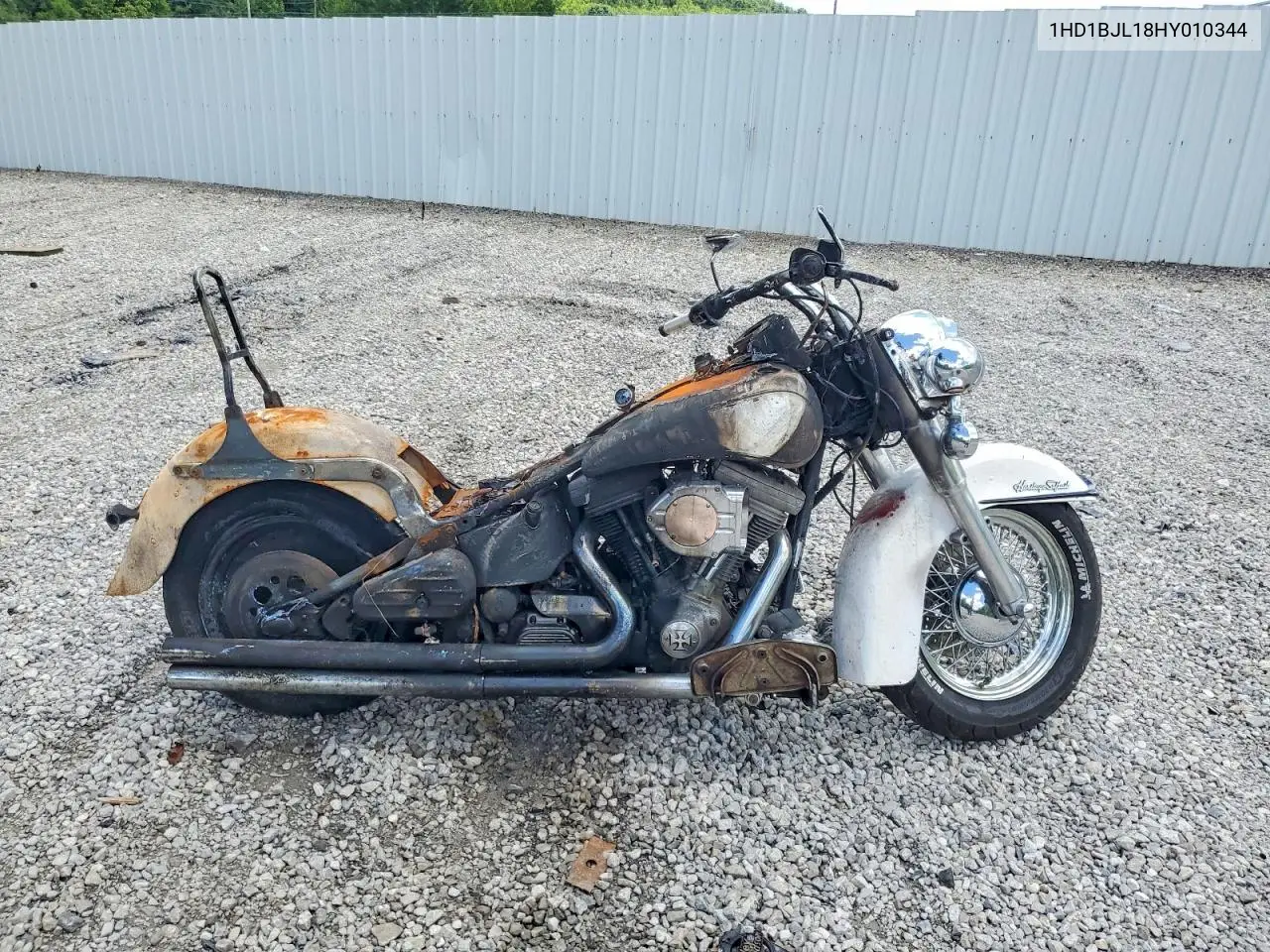 1987 Harley-Davidson Flst VIN: 1HD1BJL18HY010344 Lot: 60636686