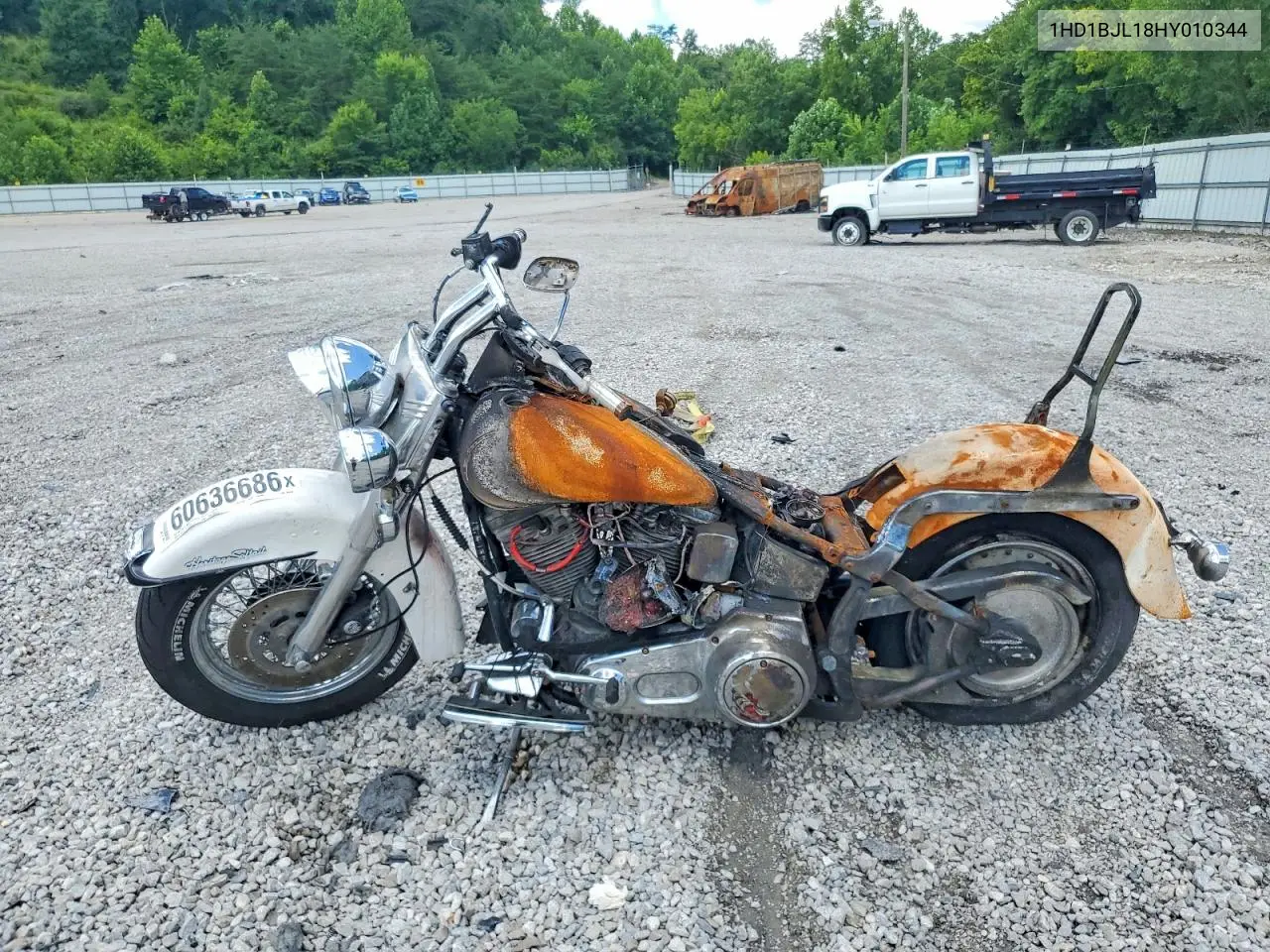 1987 Harley-Davidson Flst VIN: 1HD1BJL18HY010344 Lot: 60636686