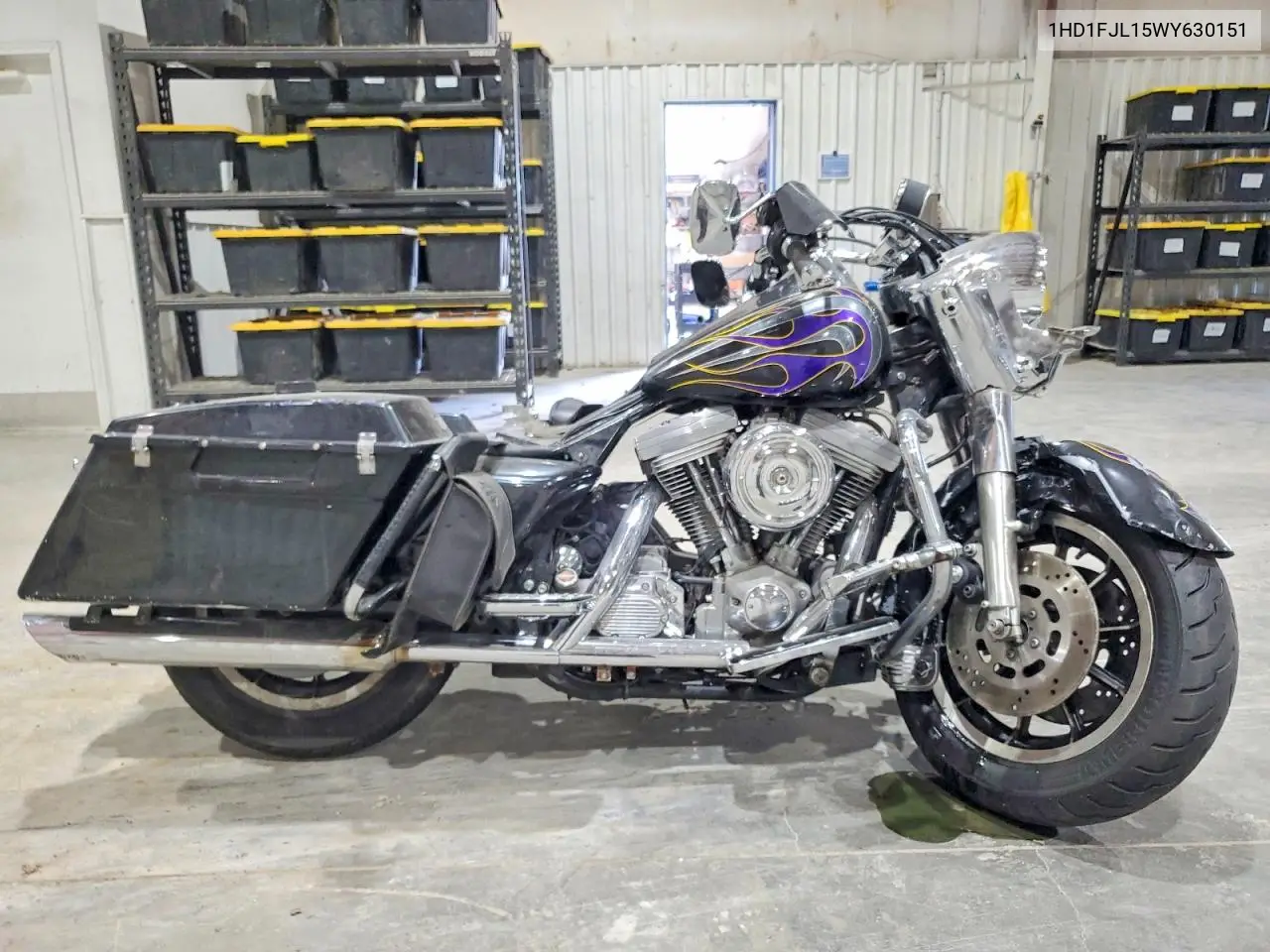 1998 Harley-Davidson Flhp VIN: 1HD1FJL15WY630151 Lot: 60512526