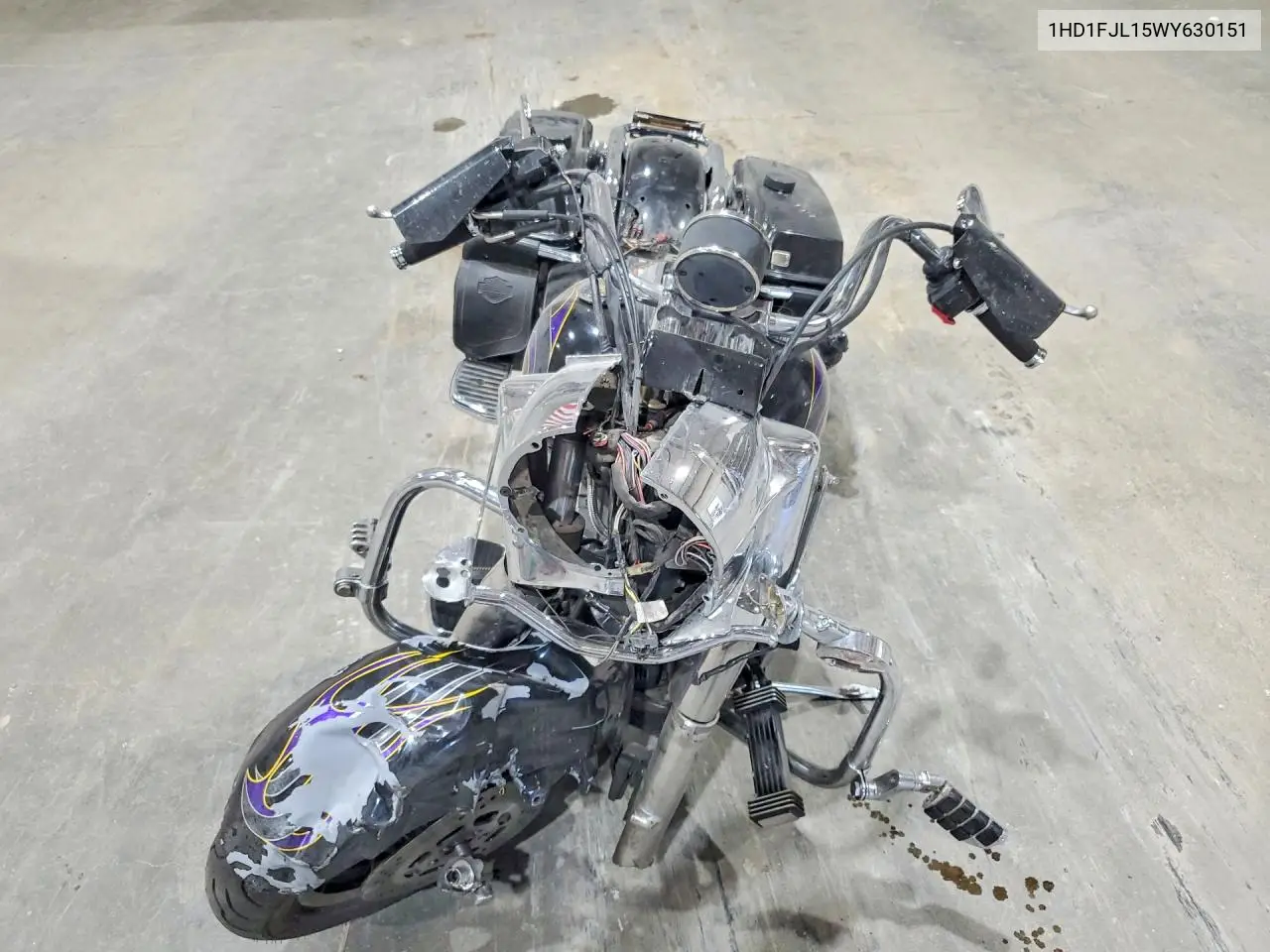 1998 Harley-Davidson Flhp VIN: 1HD1FJL15WY630151 Lot: 60512526