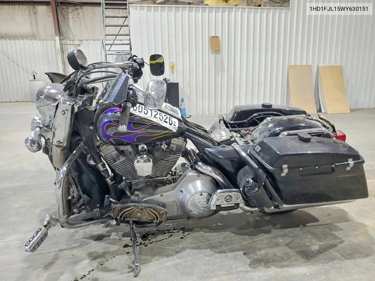 1998 Harley-Davidson Flhp VIN: 1HD1FJL15WY630151 Lot: 60512526