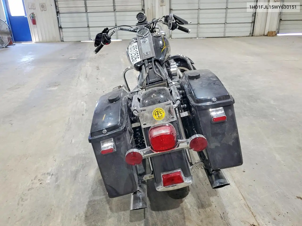 1998 Harley-Davidson Flhp VIN: 1HD1FJL15WY630151 Lot: 60512526