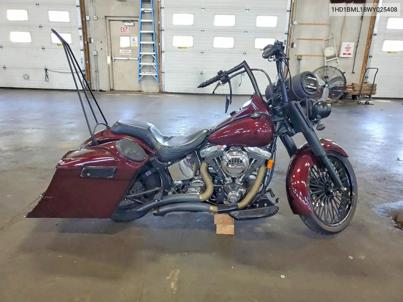 1998 Harley-Davidson Flstf VIN: 1HD1BML18WY025408 Lot: 60975126