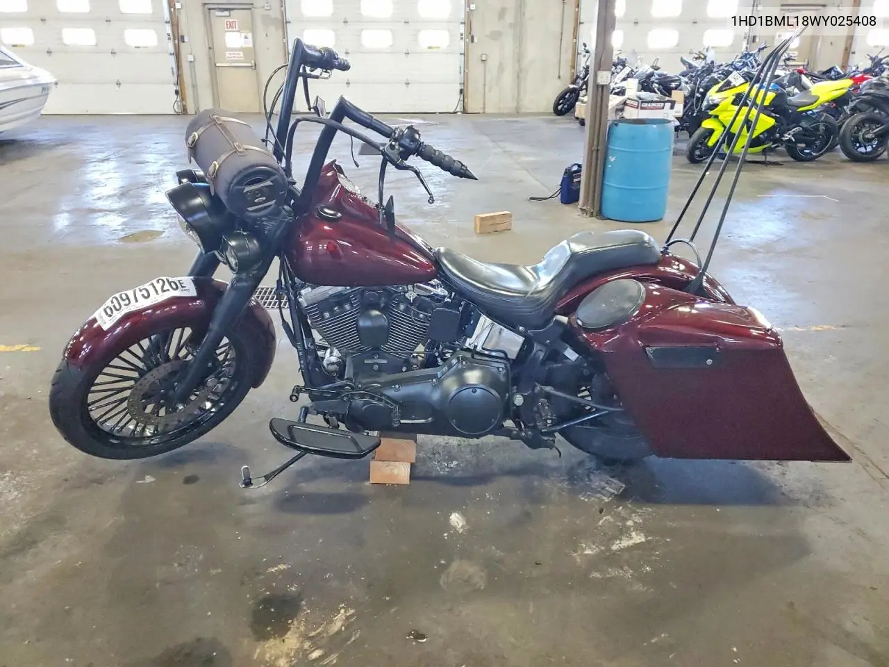 1998 Harley-Davidson Flstf VIN: 1HD1BML18WY025408 Lot: 60975126