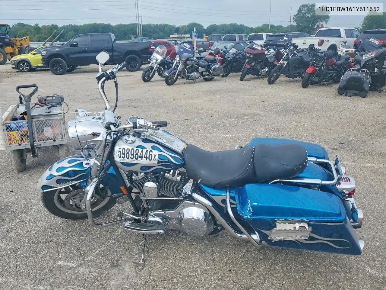 2001 Harley-Davidson Flhri VIN: 1HD1FBW161Y611652 Lot: 59898446