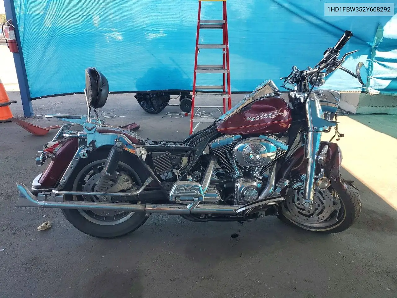 2002 Harley-Davidson Flhri VIN: 1HD1FBW352Y608292 Lot: 85976995