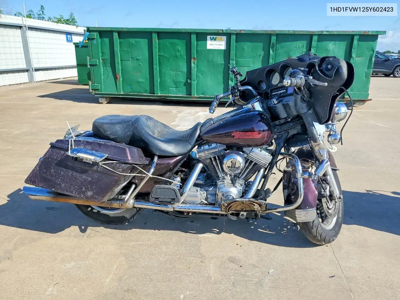 2005 Harley-Davidson Flhti VIN: 1HD1FVW125Y602423 Lot: 56325156