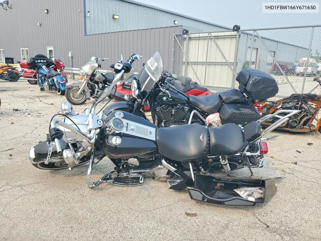 2006 Harley-Davidson Flhri VIN: 1HD1FBW166Y671650 Lot: 61390416