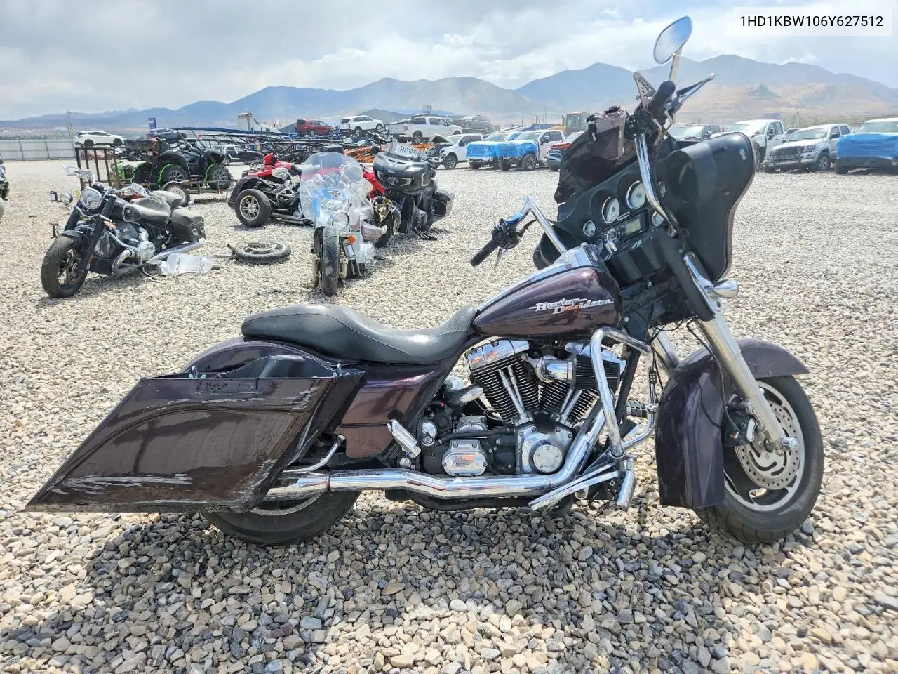 2006 Harley-Davidson Flhxi VIN: 1HD1KBW106Y627512 Lot: 85963925