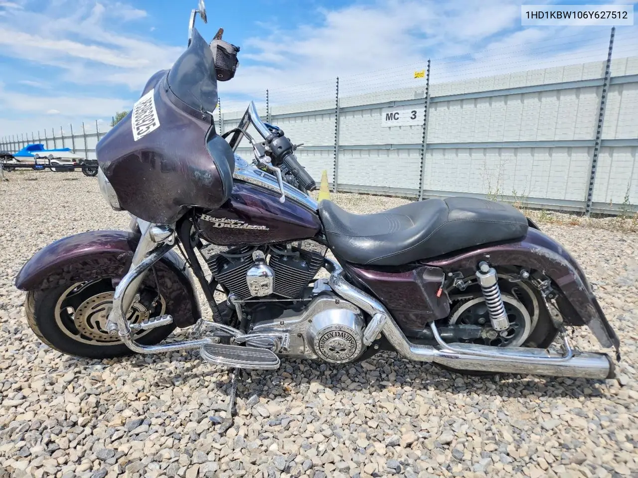 2006 Harley-Davidson Flhxi VIN: 1HD1KBW106Y627512 Lot: 85963925