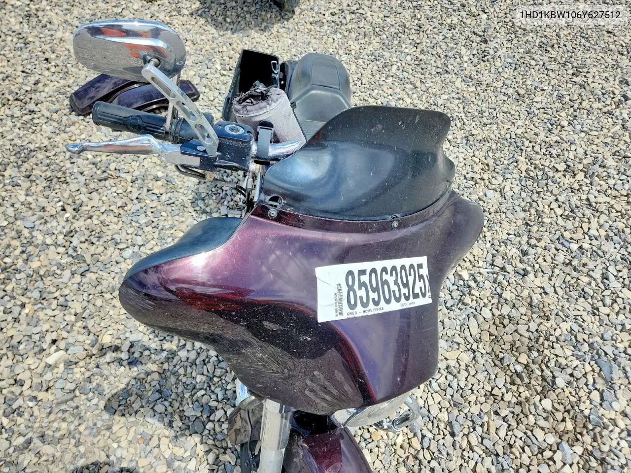 2006 Harley-Davidson Flhxi VIN: 1HD1KBW106Y627512 Lot: 85963925