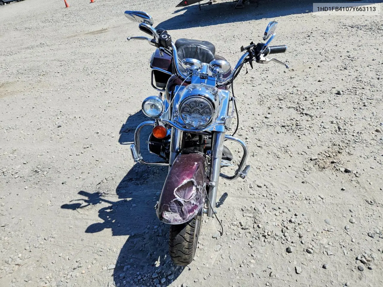 2007 Harley-Davidson Flhr VIN: 1HD1FB4107Y663113 Lot: 60993086