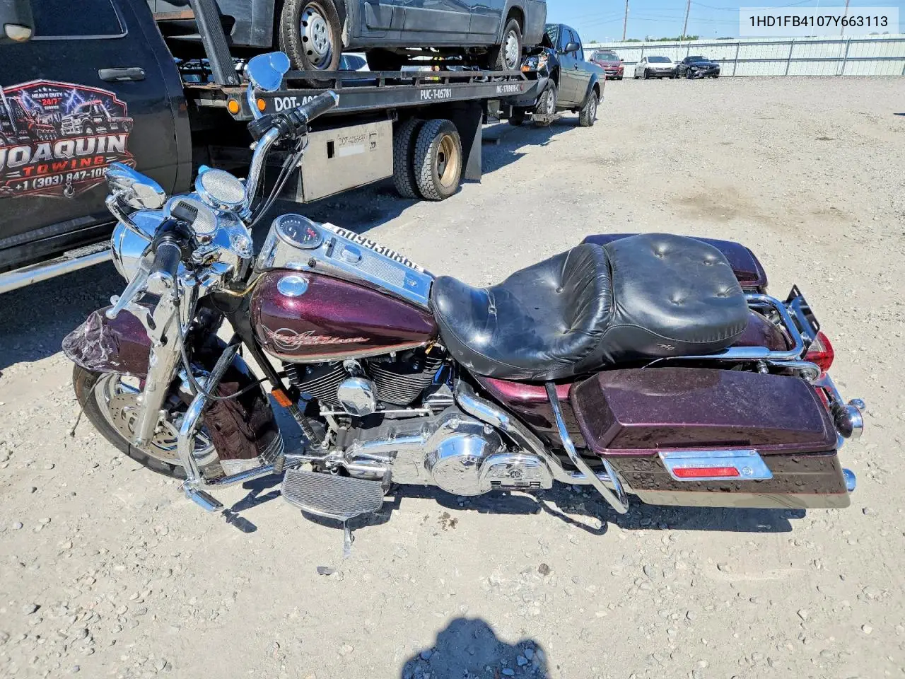 2007 Harley-Davidson Flhr VIN: 1HD1FB4107Y663113 Lot: 60993086