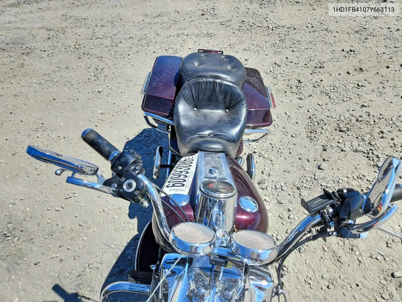 2007 Harley-Davidson Flhr VIN: 1HD1FB4107Y663113 Lot: 60993086