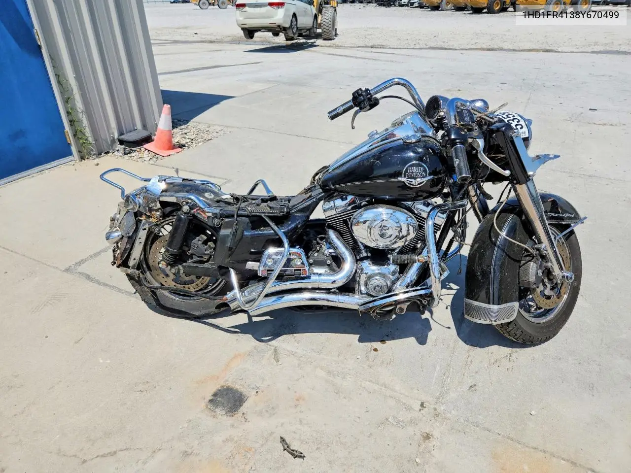 2008 Harley-Davidson Flhrc VIN: 1HD1FR4138Y670499 Lot: 53592986