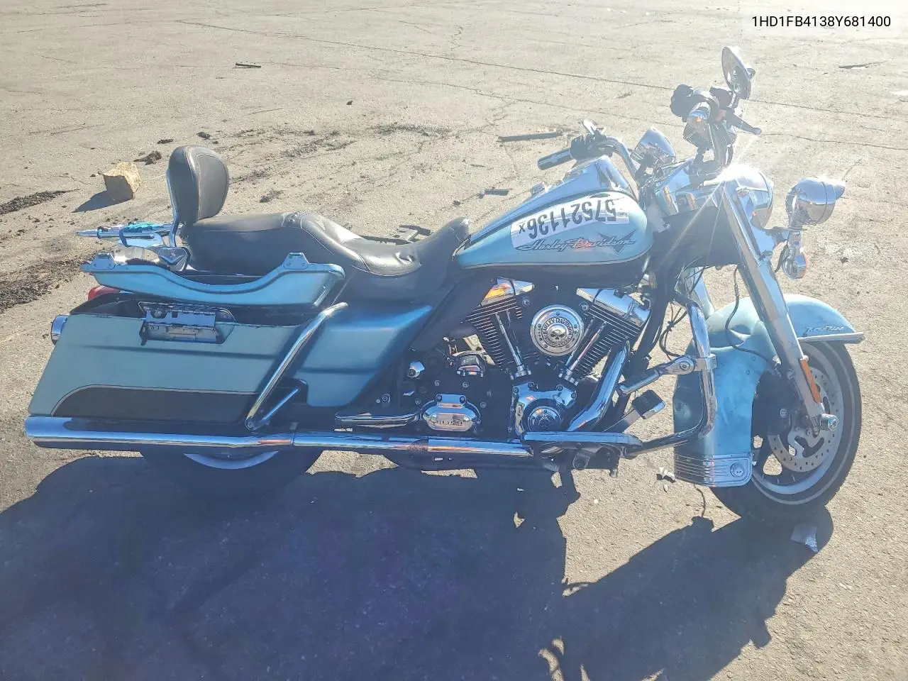 2008 Harley-Davidson Flhr VIN: 1HD1FB4138Y681400 Lot: 57521136
