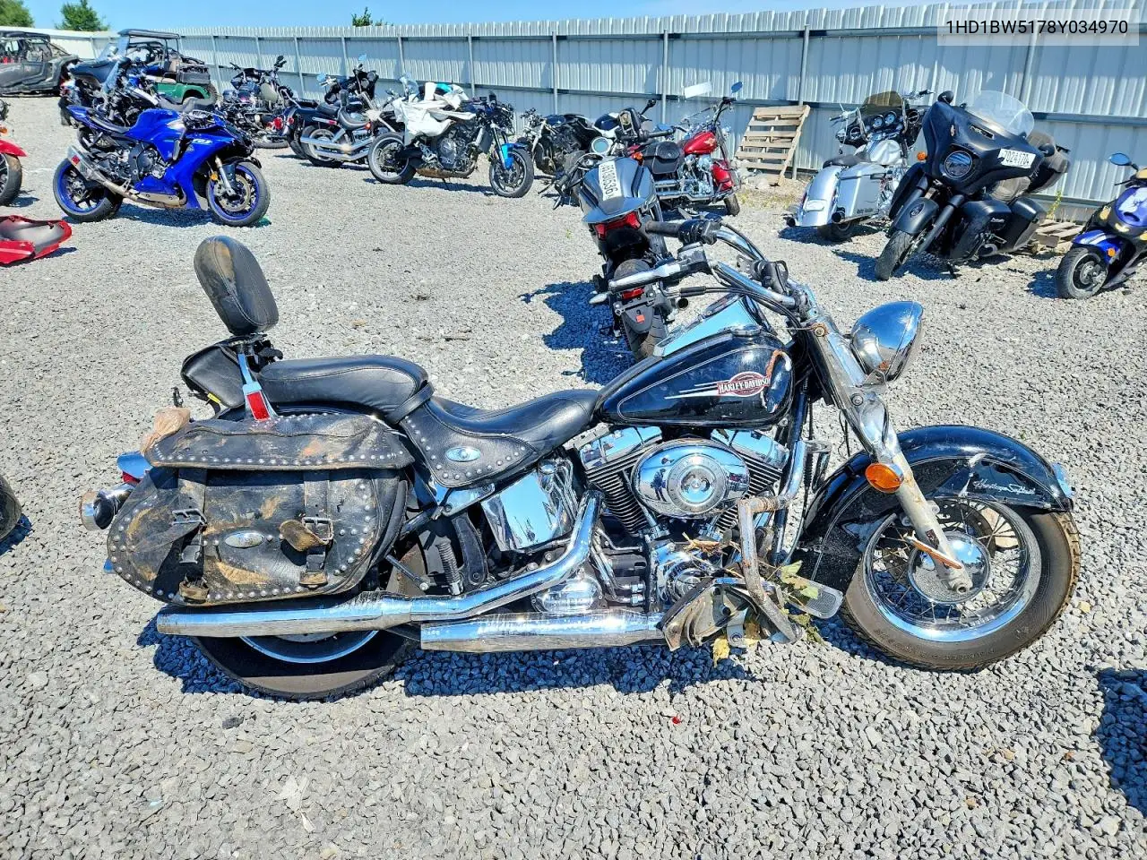 2008 Harley-Davidson Flstc VIN: 1HD1BW5178Y034970 Lot: 57866806