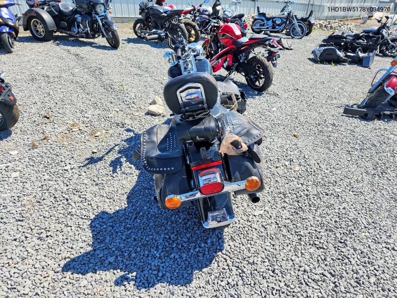 2008 Harley-Davidson Flstc VIN: 1HD1BW5178Y034970 Lot: 57866806