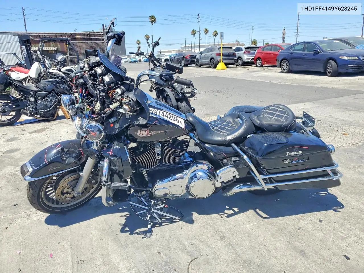2009 Harley-Davidson Flhtc VIN: 1HD1FF4149Y628245 Lot: 59744206