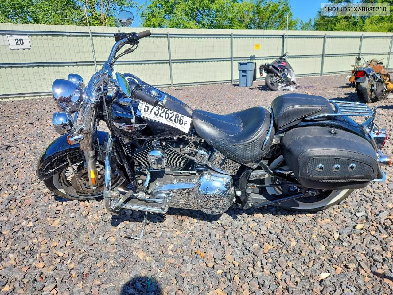 2010 Harley-Davidson Flstn VIN: 1HD1JD51XAB035210 Lot: 57326286