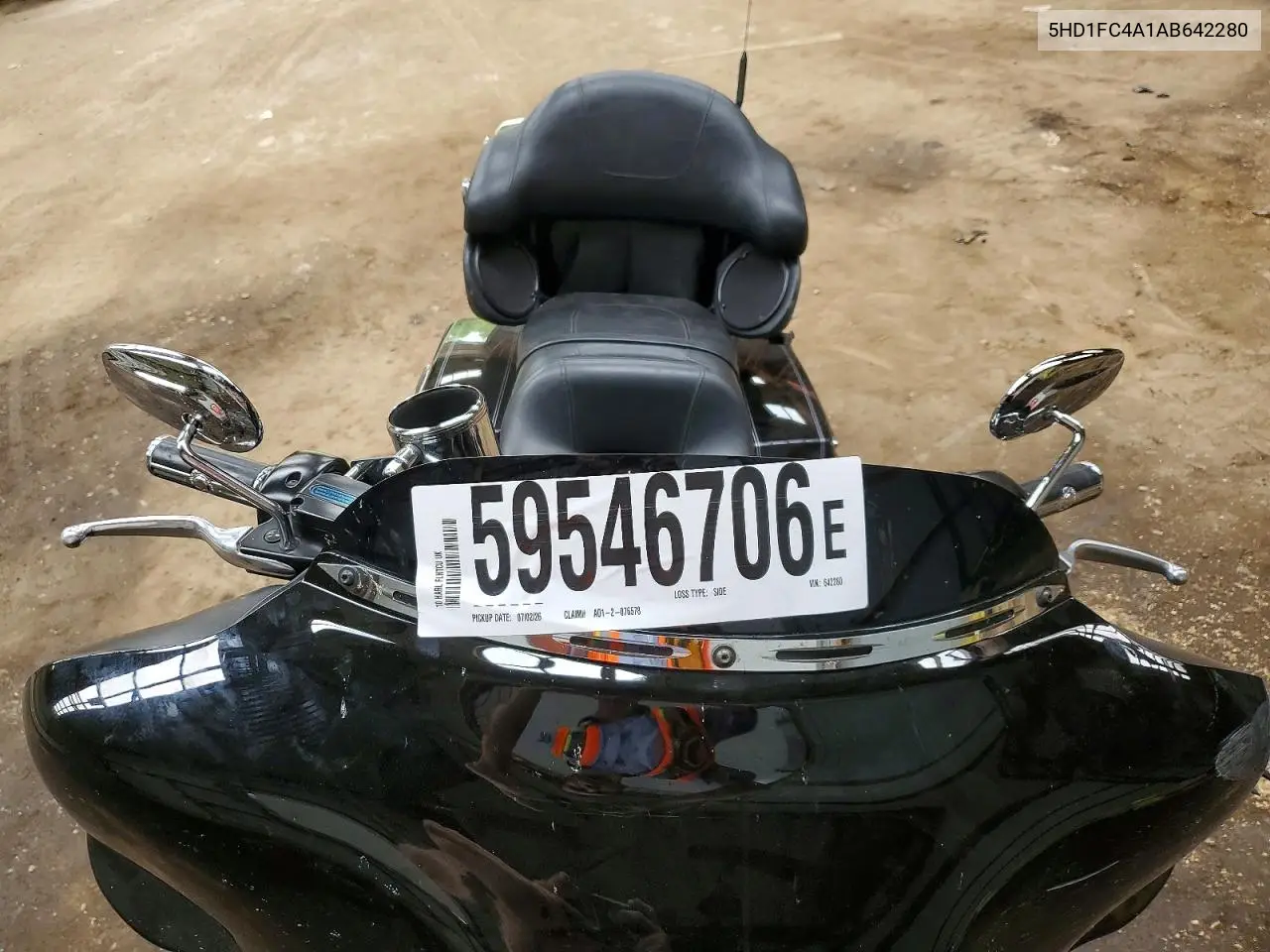 2010 Harley-Davidson Flhtcu VIN: 5HD1FC4A1AB642280 Lot: 59546706