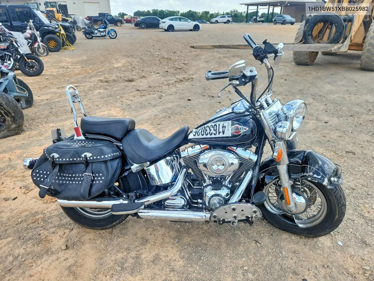 2011 Harley-Davidson Flstc VIN: 1HD1BW51XBB025982 Lot: 41633026