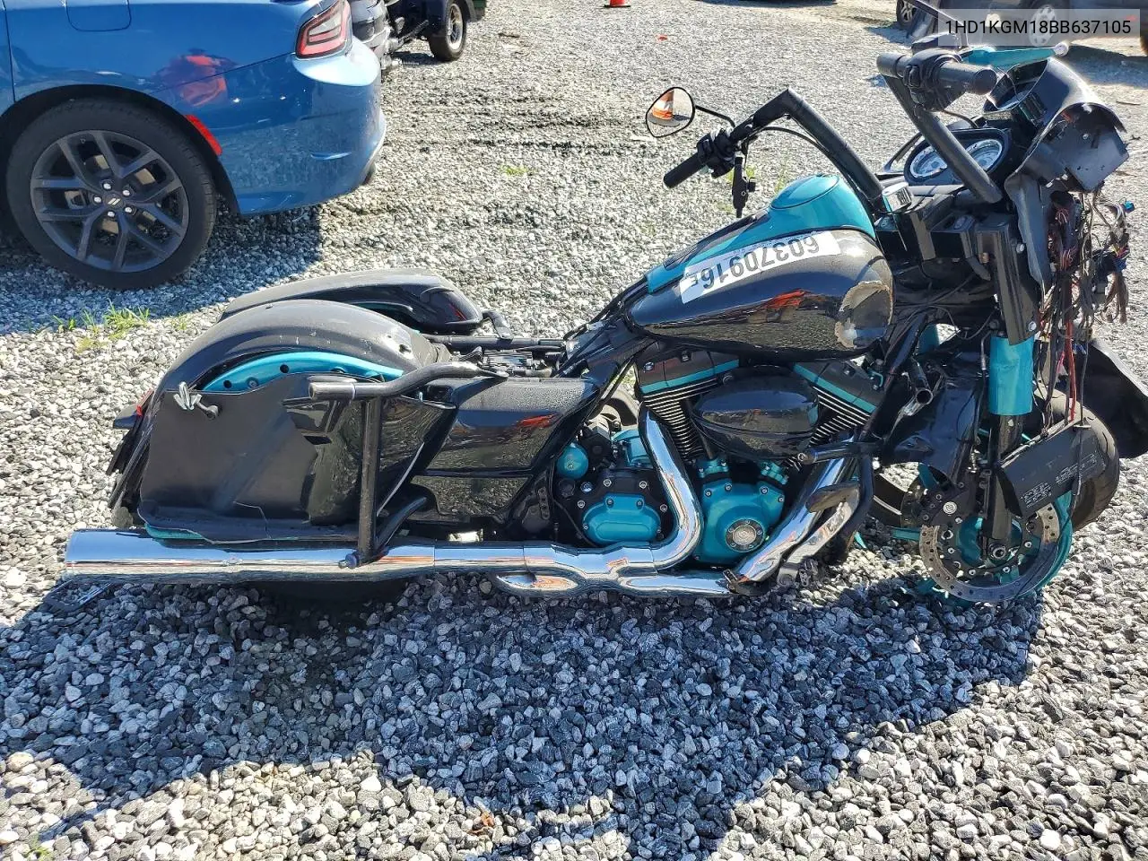 2011 Harley-Davidson Fltru VIN: 1HD1KGM18BB637105 Lot: 60370916