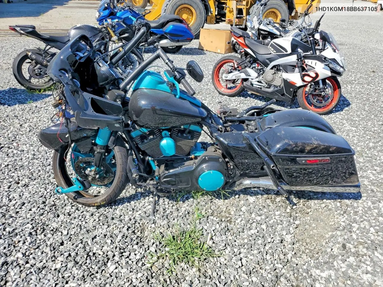 2011 Harley-Davidson Fltru VIN: 1HD1KGM18BB637105 Lot: 60370916