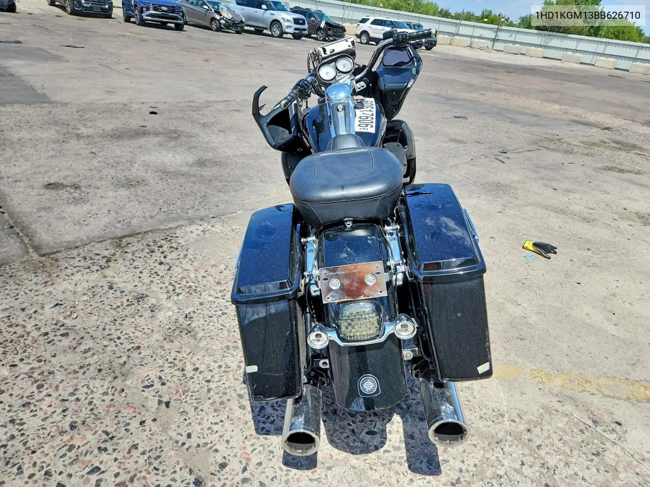 2011 Harley-Davidson Fltru VIN: 1HD1KGM13BB626710 Lot: 60817606
