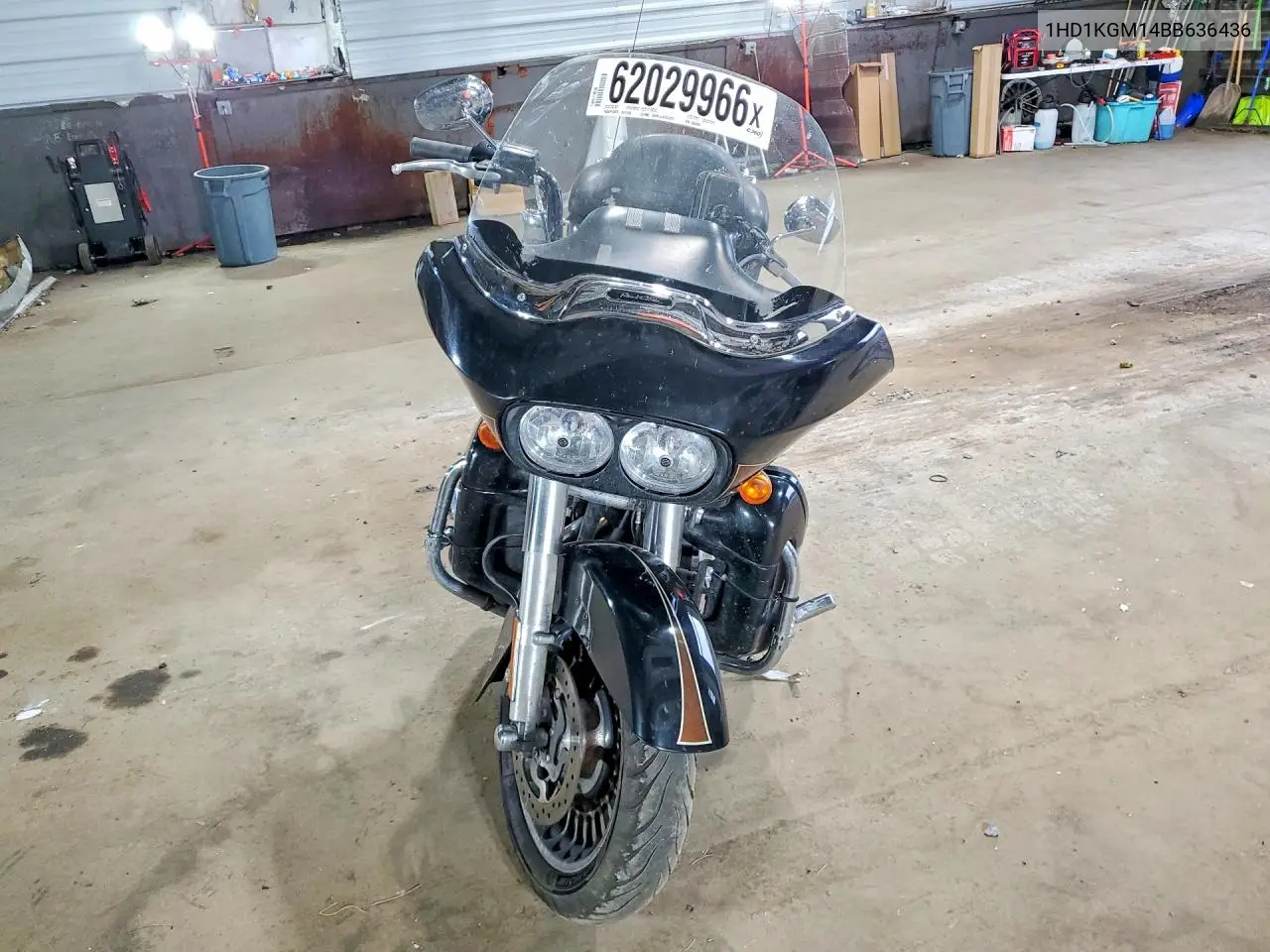2011 Harley-Davidson Fltru VIN: 1HD1KGM14BB636436 Lot: 62029966