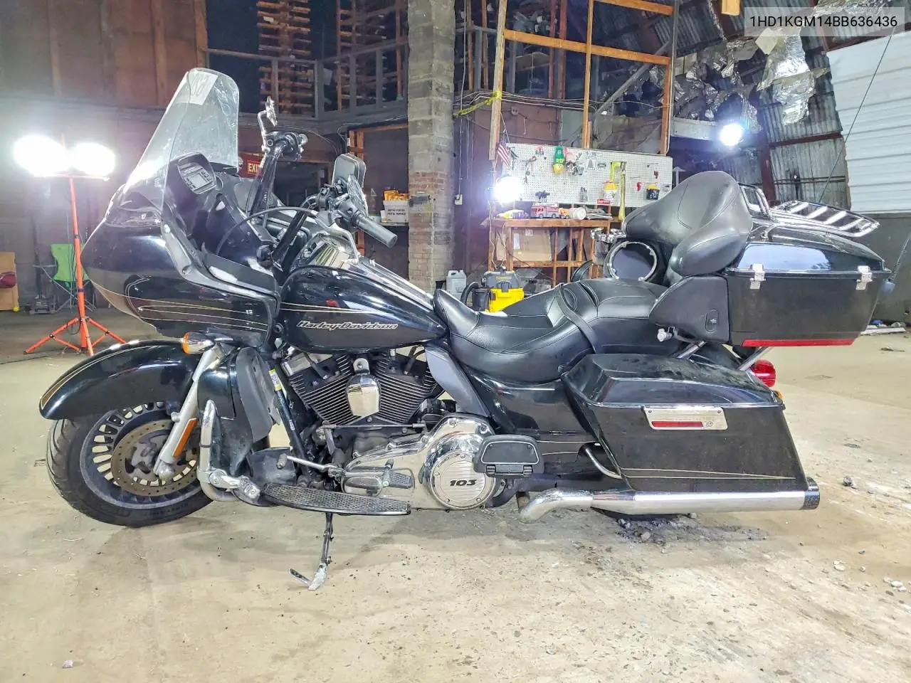 2011 Harley-Davidson Fltru VIN: 1HD1KGM14BB636436 Lot: 62029966