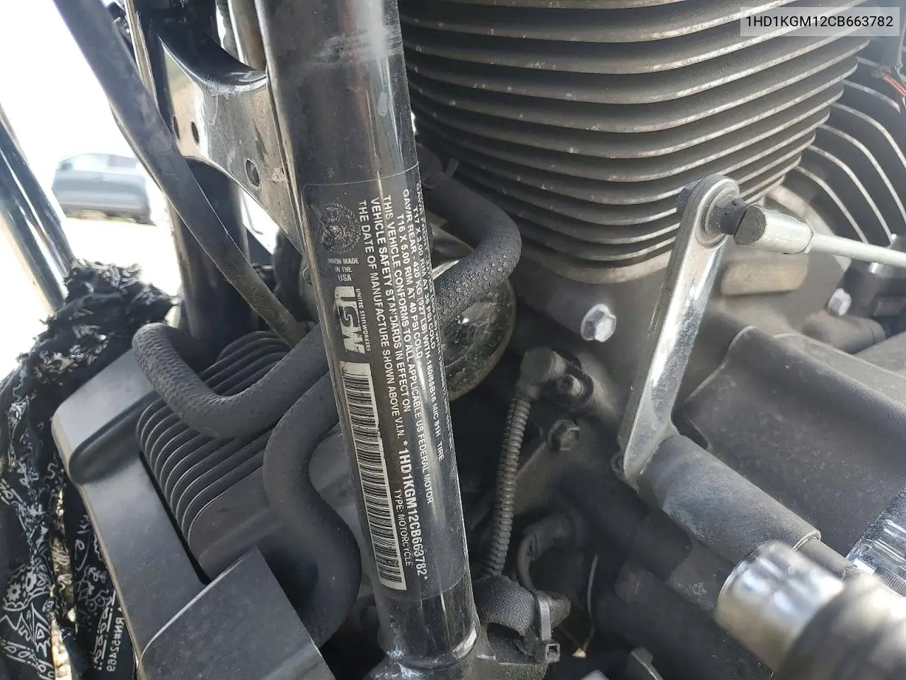 2012 Harley-Davidson Fltru Road Glide Ultra VIN: 1HD1KGM12CB663782 Lot: 54442496