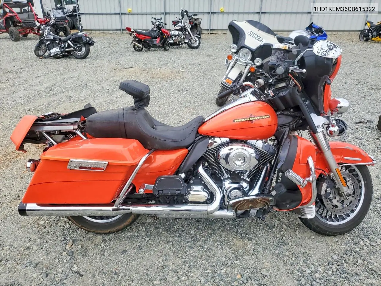 2012 Harley-Davidson Flhtk Electra Glide Ultra Limited VIN: 1HD1KEM36CB615322 Lot: 58042566