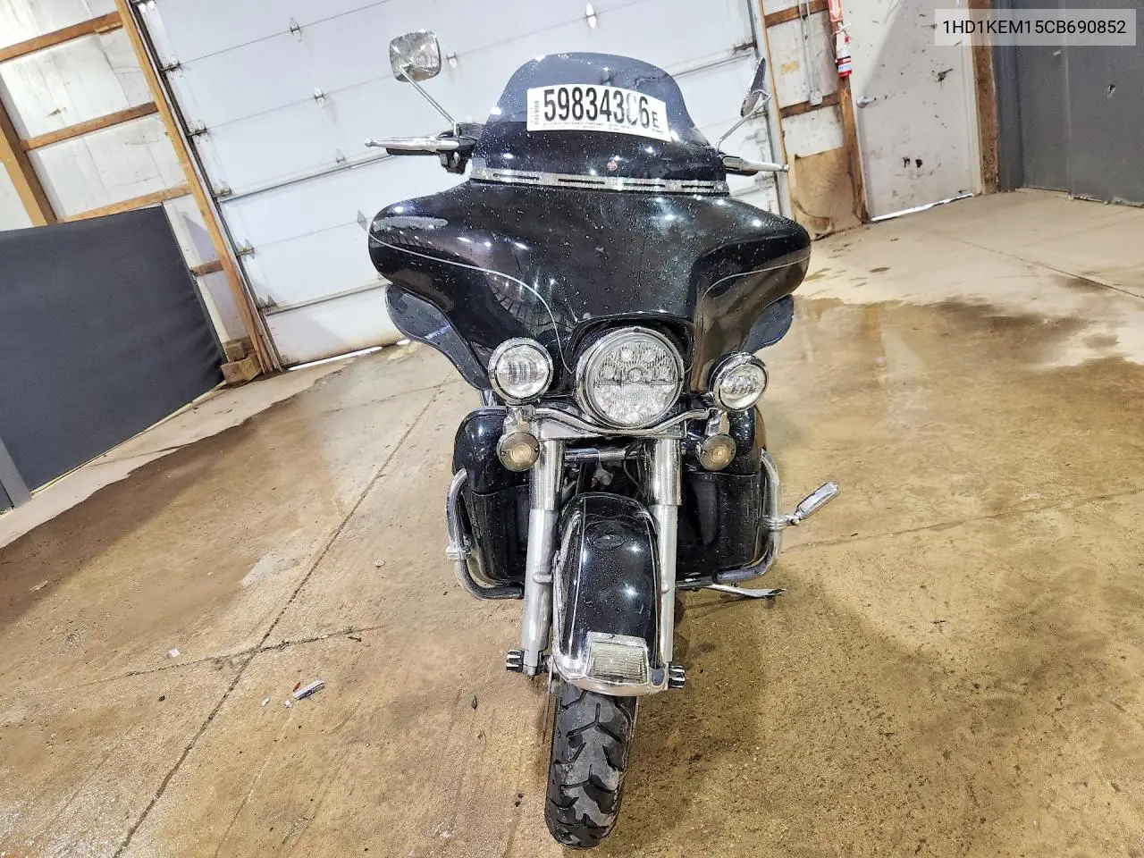 2012 Harley-Davidson Flhtk Electra Glide Ultra Limited VIN: 1HD1KEM15CB690852 Lot: 59834386
