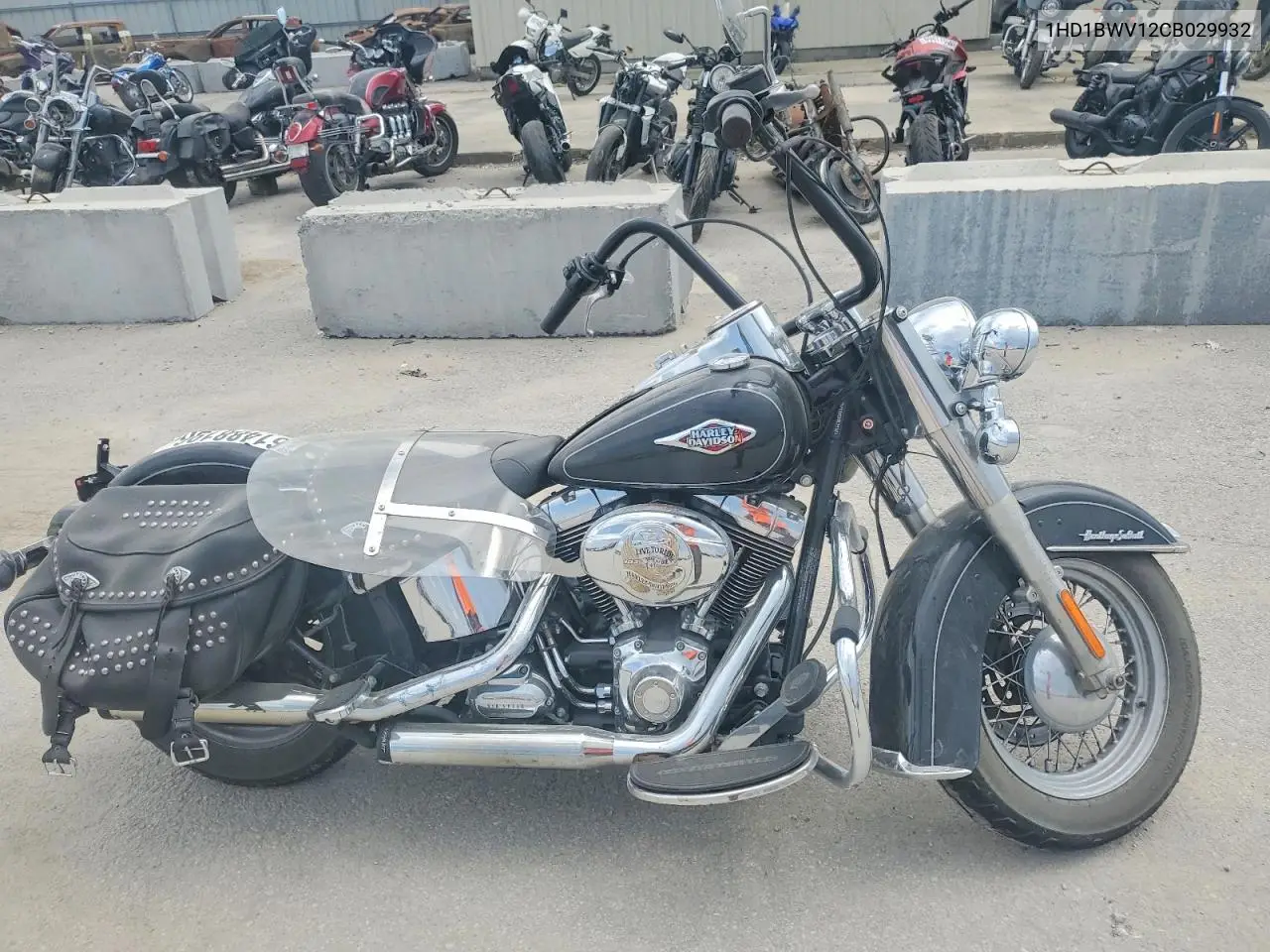 2012 Harley-Davidson Flstc Heritage Softail Classic VIN: 1HD1BWV12CB029932 Lot: 61488196