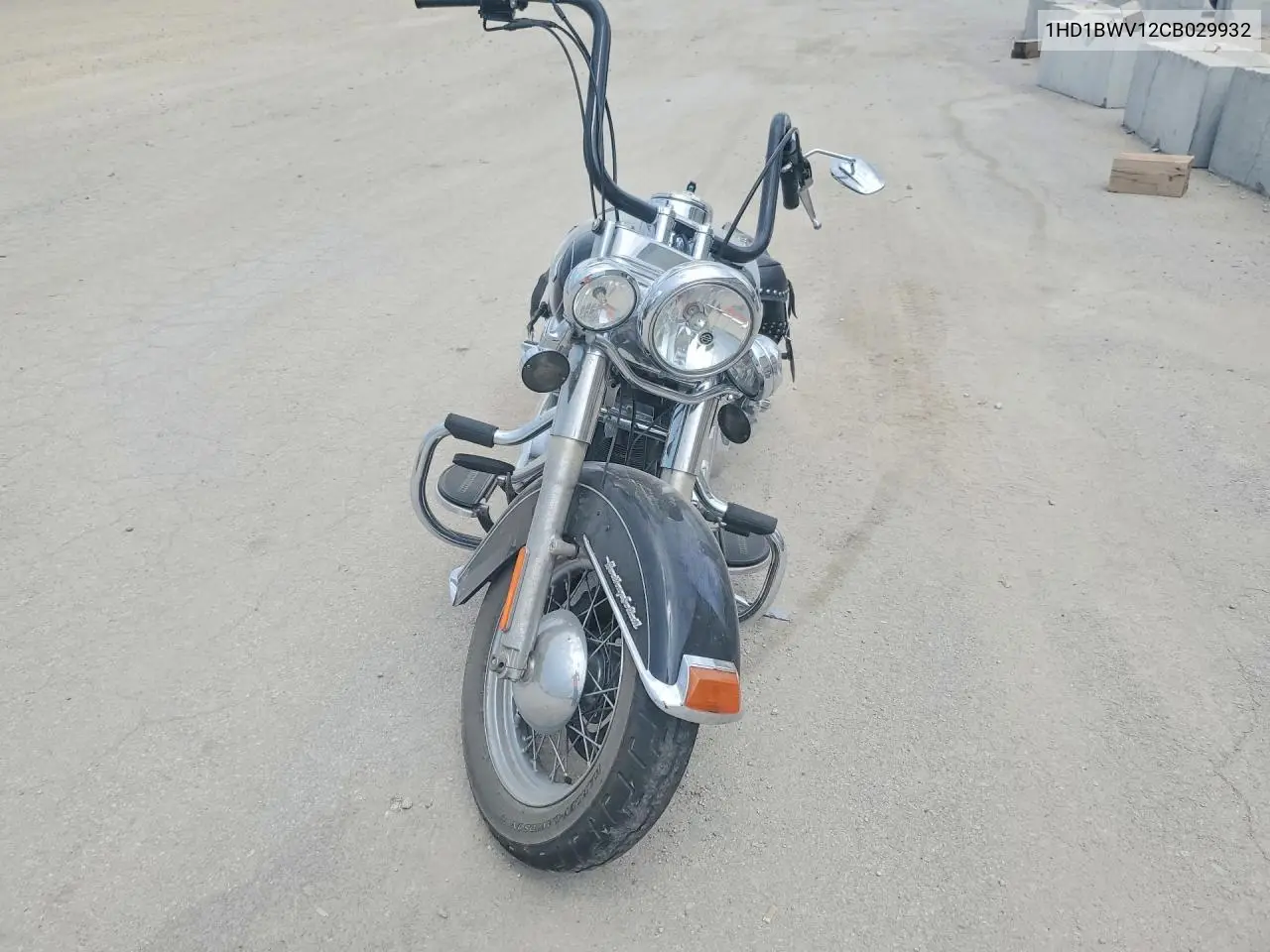 2012 Harley-Davidson Flstc Heritage Softail Classic VIN: 1HD1BWV12CB029932 Lot: 61488196