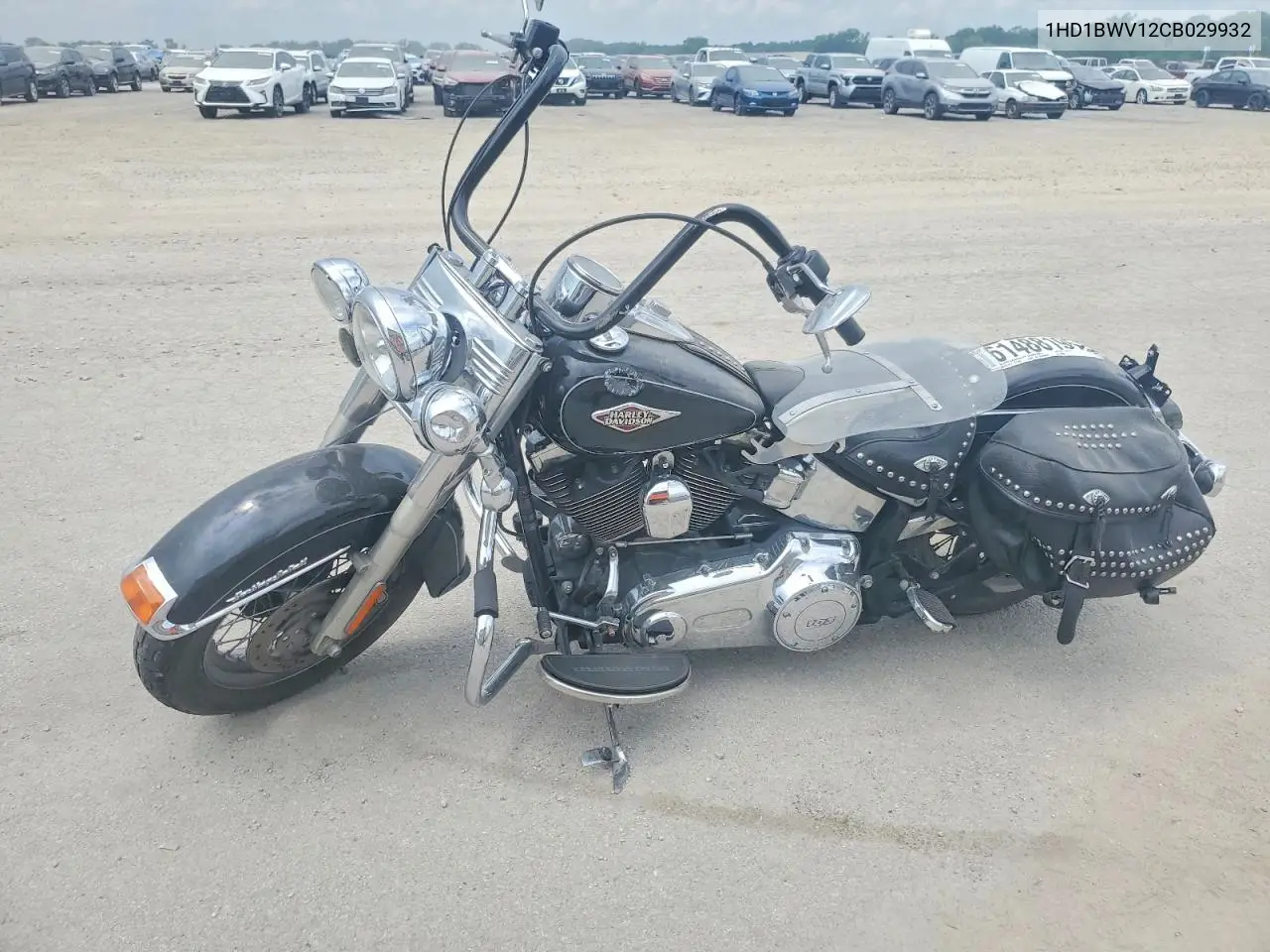 2012 Harley-Davidson Flstc Heritage Softail Classic VIN: 1HD1BWV12CB029932 Lot: 61488196