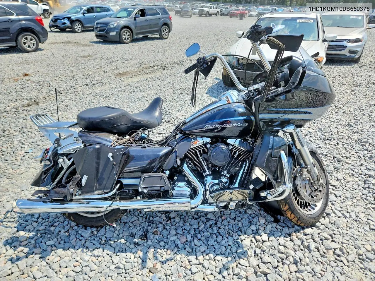 2013 Harley-Davidson Fltru Road Glide Ultra VIN: 1HD1KGM10DB660378 Lot: 50820216