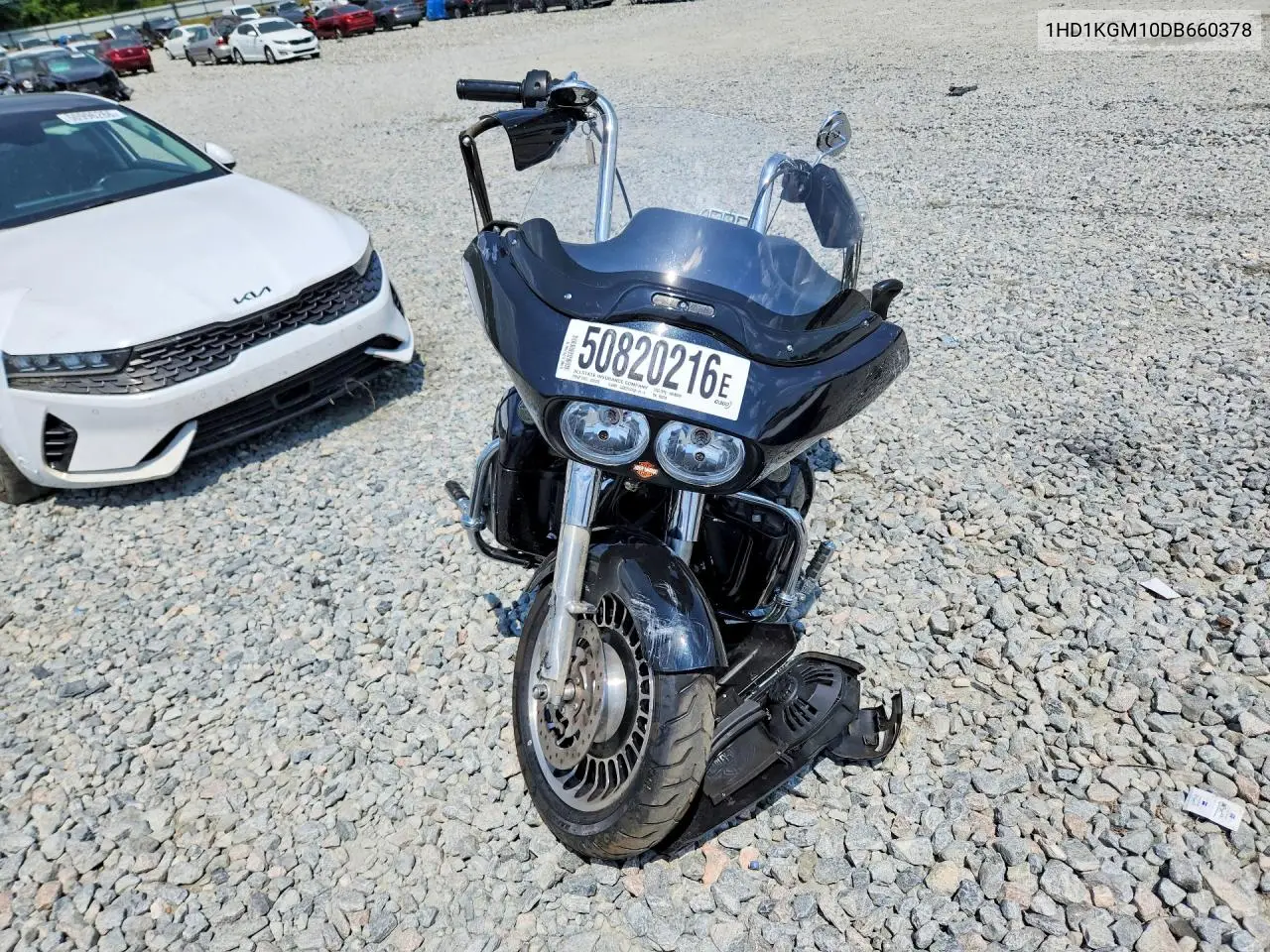 2013 Harley-Davidson Fltru Road Glide Ultra VIN: 1HD1KGM10DB660378 Lot: 50820216