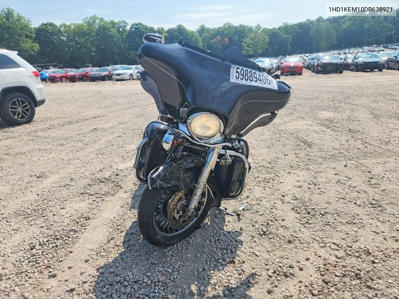 2013 Harley-Davidson Flhtk Electra Glide Ultra Limited VIN: 1HD1KEM10DB638921 Lot: 59889406