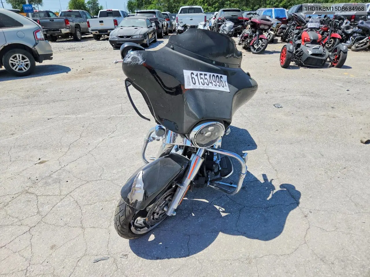 2013 Harley-Davidson Flhx Street Glide VIN: 1HD1KBM15DB684968 Lot: 61554996