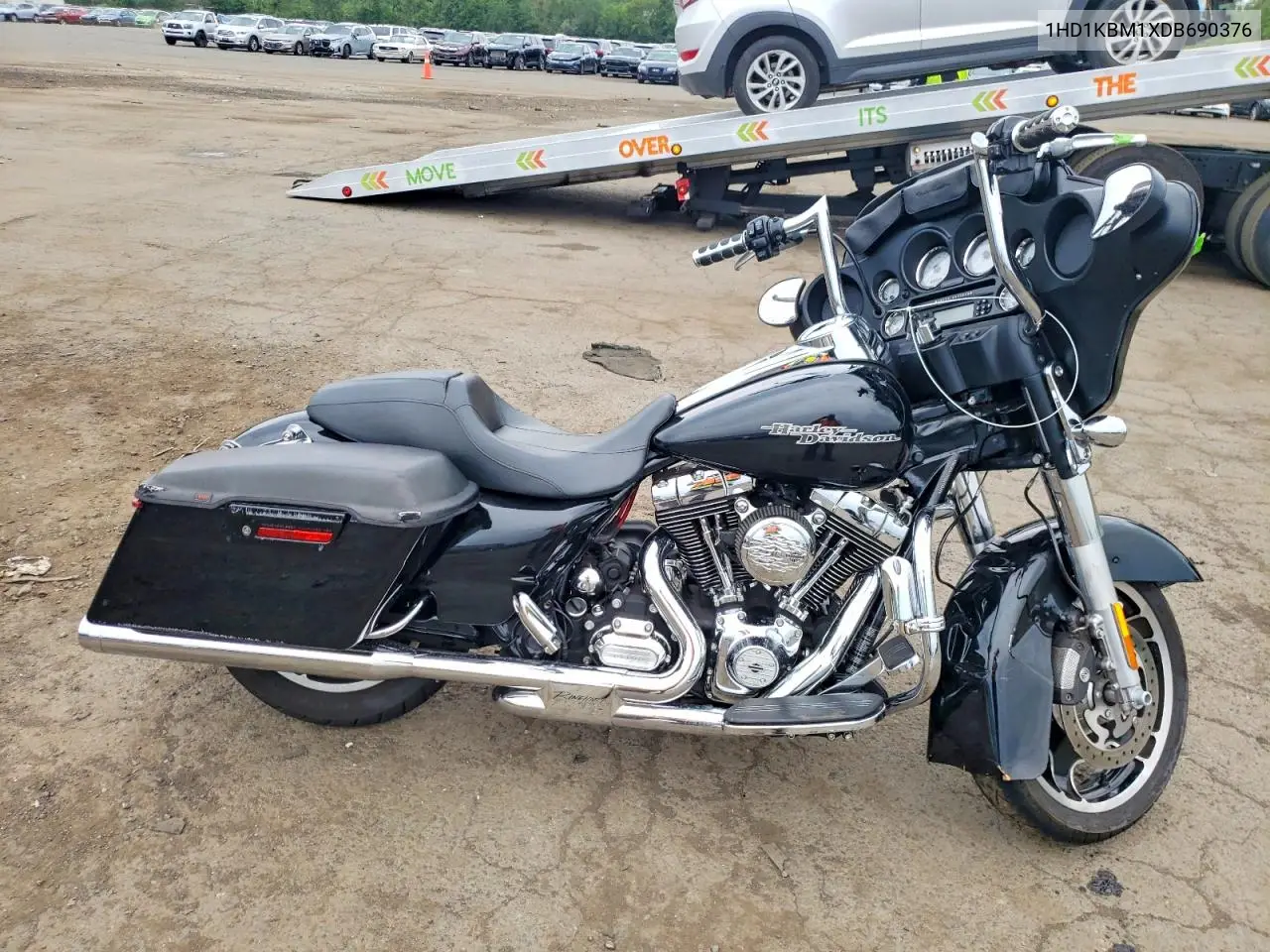 2013 Harley-Davidson Flhx Street Glide VIN: 1HD1KBM1XDB690376 Lot: 61762226