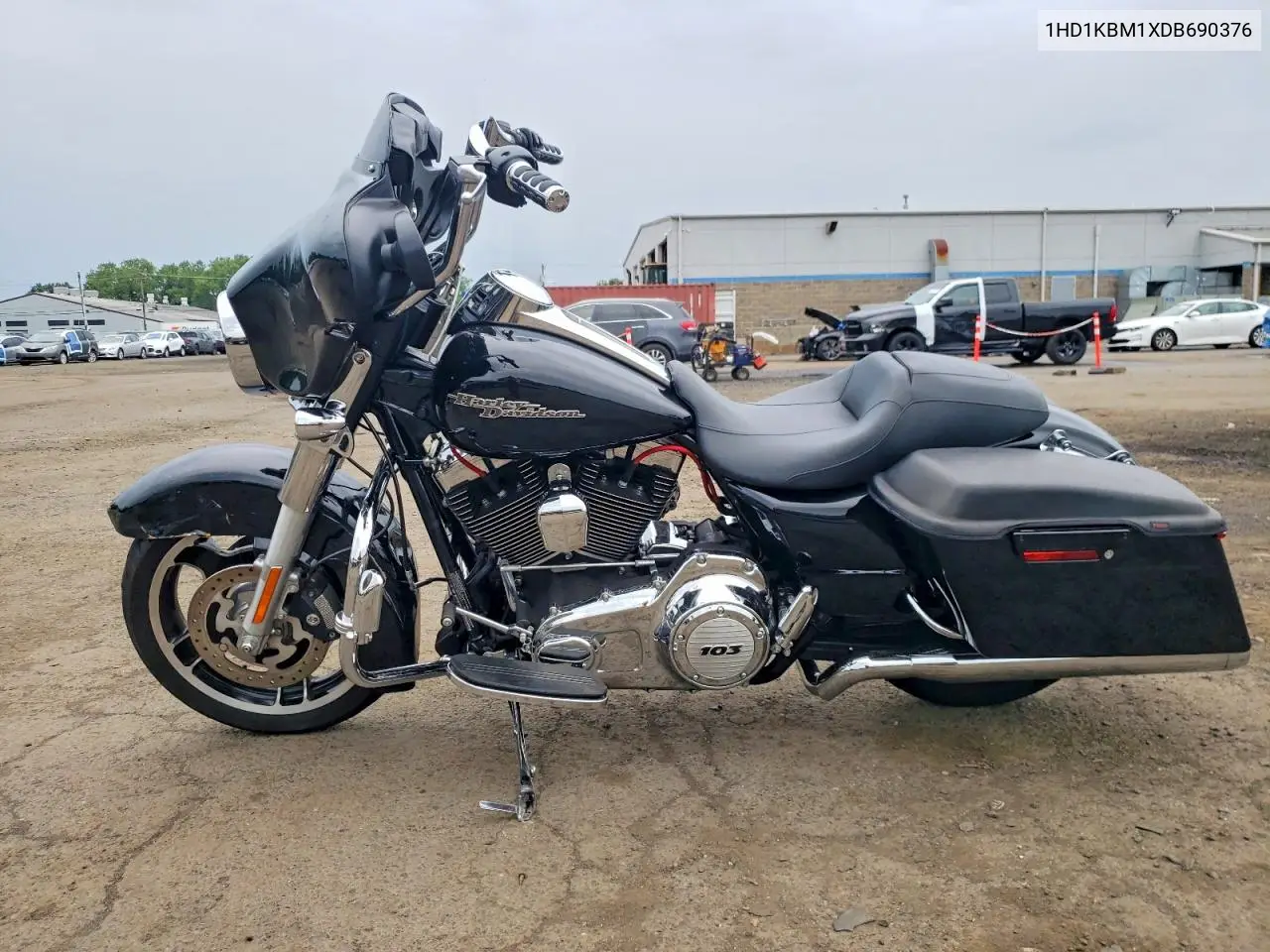 2013 Harley-Davidson Flhx Street Glide VIN: 1HD1KBM1XDB690376 Lot: 61762226