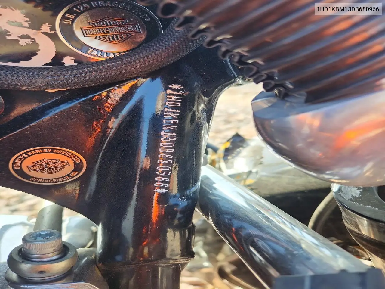 2013 Harley-Davidson Flhx Street Glide VIN: 1HD1KBM13DB680966 Lot: 97684895