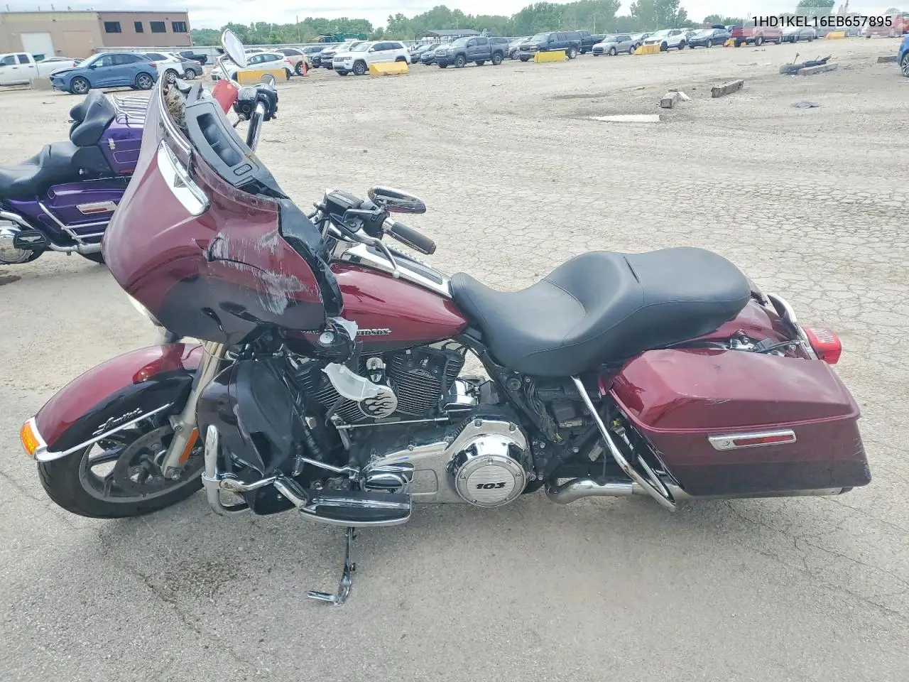 2014 Harley-Davidson Flhtk Electra Glide Ultra Limited VIN: 1HD1KEL16EB657895 Lot: 51341406