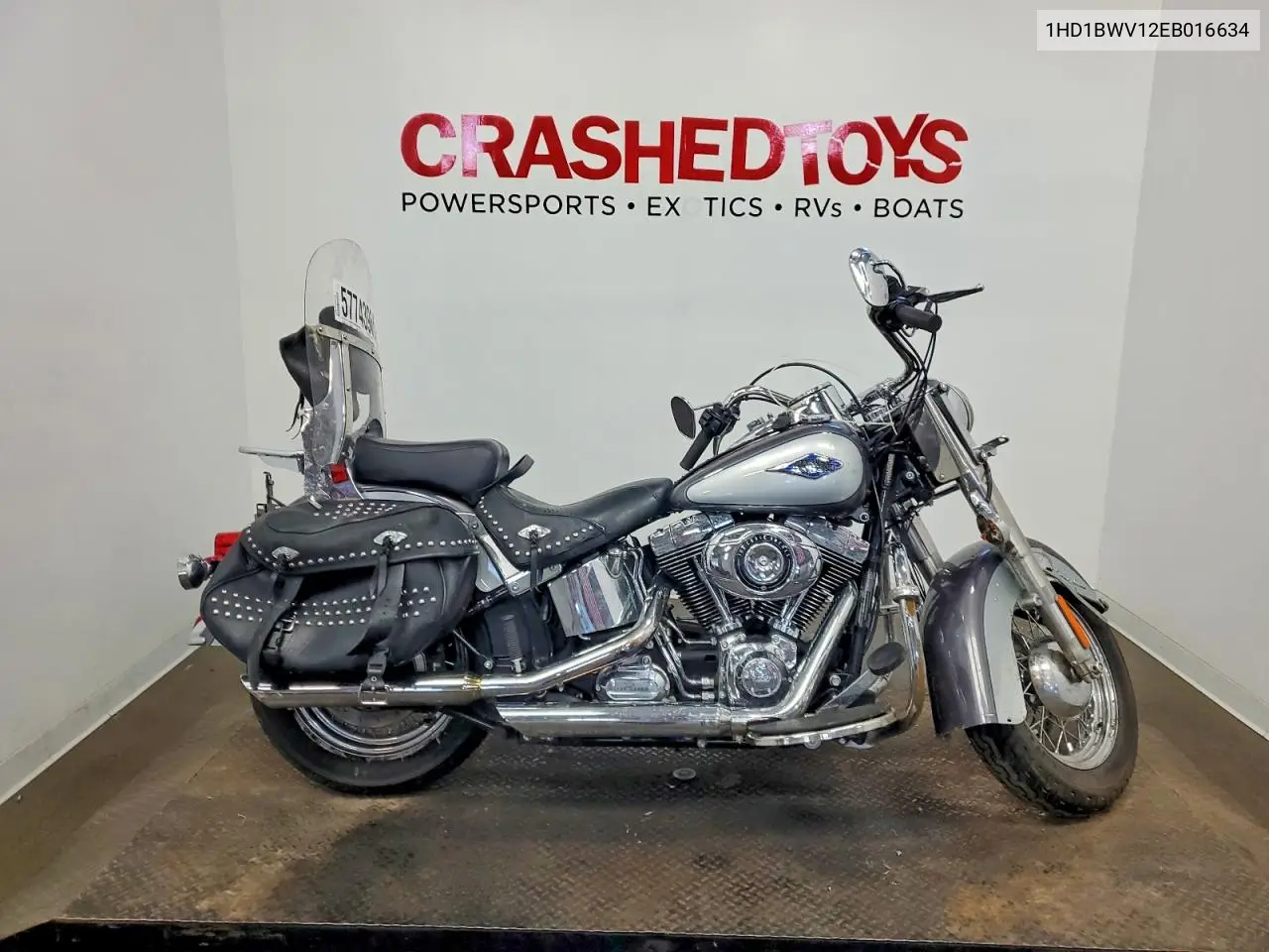 2014 Harley-Davidson Flstc Heritage Softail Classic VIN: 1HD1BWV12EB016634 Lot: 57743966