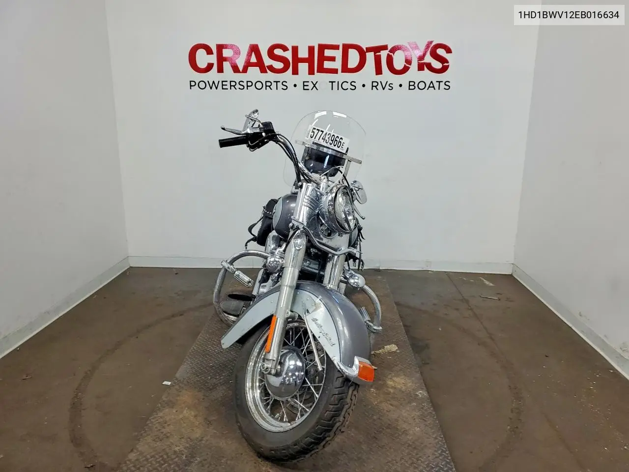 2014 Harley-Davidson Flstc Heritage Softail Classic VIN: 1HD1BWV12EB016634 Lot: 57743966