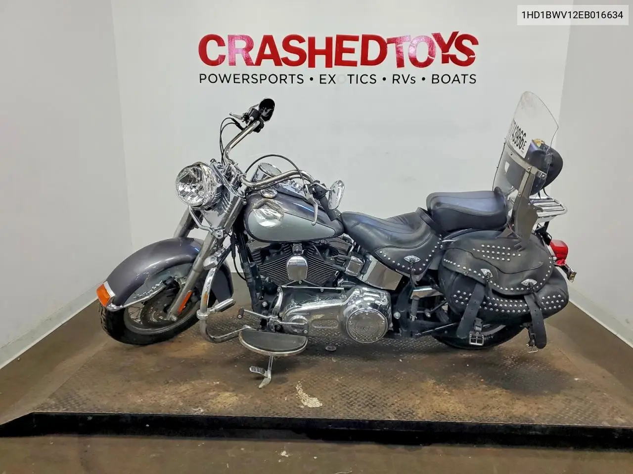 2014 Harley-Davidson Flstc Heritage Softail Classic VIN: 1HD1BWV12EB016634 Lot: 57743966
